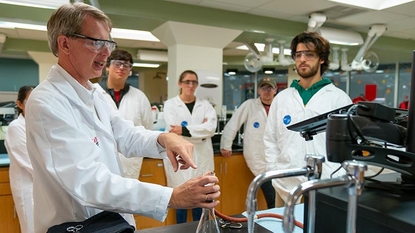 Portrait of Dr. Neil Fitzgerald) Photo by Carlo de Jesus/Marist University.